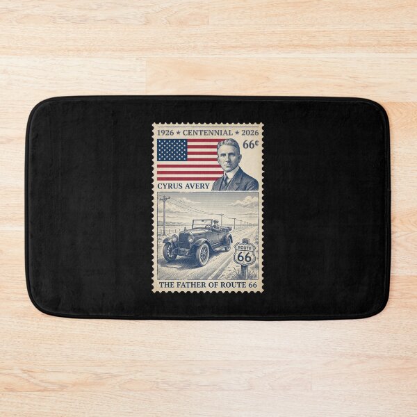 Item preview, Route 66 Centennial Cyrus Avery Portrait - 1920s History Stamp designed and sold by G350.
