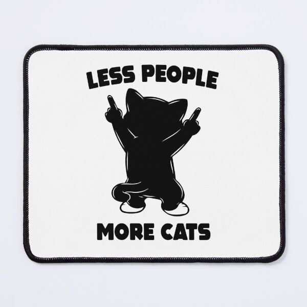 Item preview, Less People More Cats designed and sold by THEONEE.
