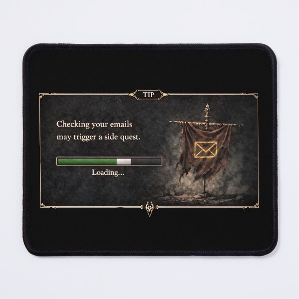 Item preview, Funny Gamer Gift Loading Screen Office Humor Design designed and sold by ArcanePrintsxo.