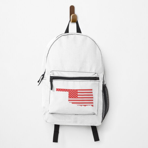 Item preview, Oklahoma USA Flag Silhouette – Stars and Stripes State Outline designed and sold by Paper Drip.