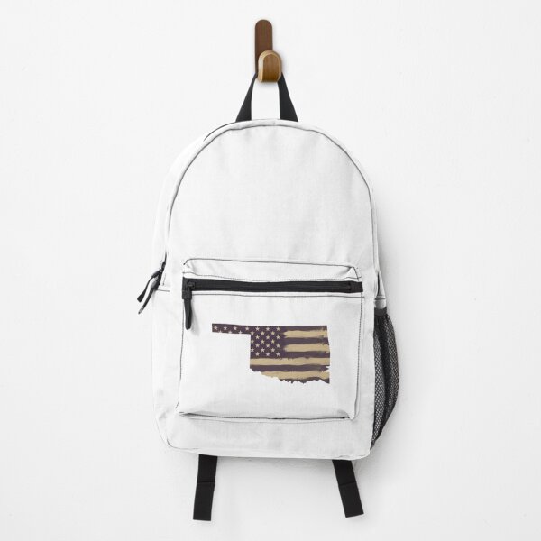 Item preview, Oklahoma State Vintage Stars & Stripes – Brown and Gold designed and sold by Paper Drip.