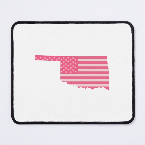 Item preview, Oklahoma USA Flag Silhouette – Stars and Stripes State Outline designed and sold by Paper Drip.
