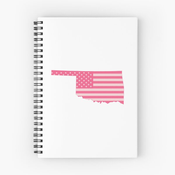 Item preview, Oklahoma USA Flag Silhouette – Stars and Stripes State Outline designed and sold by Paper Drip.