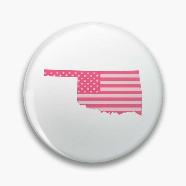 Item preview, Oklahoma USA Flag Silhouette – Stars and Stripes State Outline designed and sold by Paper Drip.