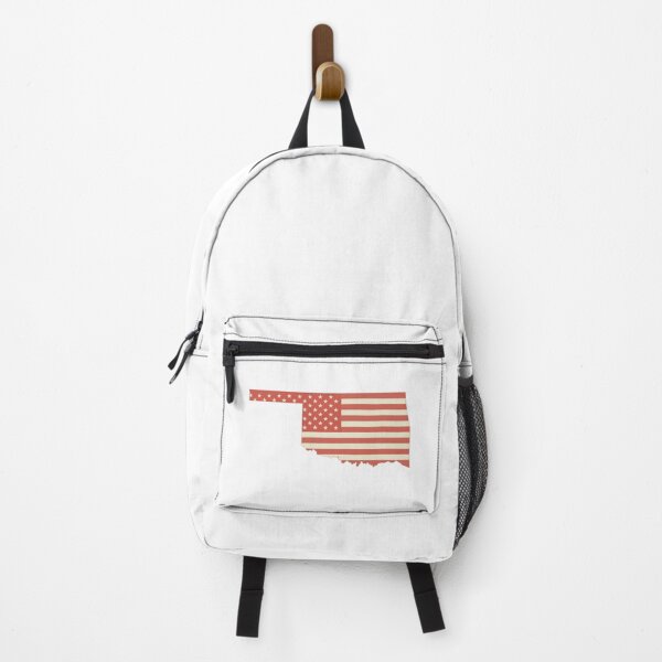 Item preview, Oklahoma USA Flag Silhouette – Stars and Stripes State Outline designed and sold by Paper Drip.