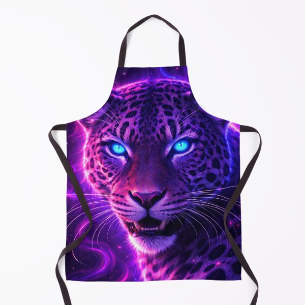 Artikelvorschau, Neon-Leopard – Cyberpunk-Wildkatze | Futuristische Neon-Tierkunst entworfen und verkauft von GolabMagic.