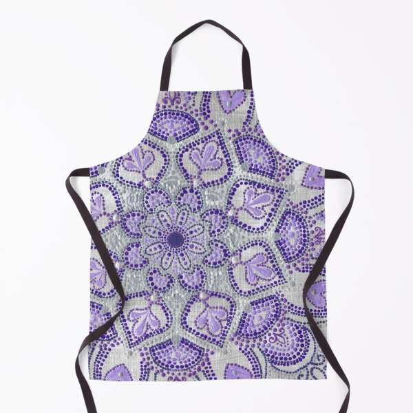 Item preview, Purple Silver pearl white mandala 2 of 2 in series  designed and sold by Dreamweaver Mandalas.
