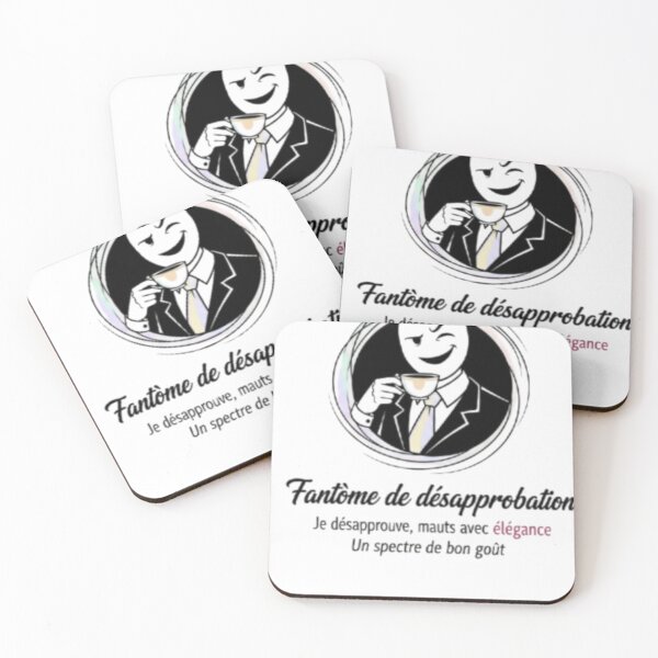 Item preview, "Fantôme de Désapprobation - Elegant Disapproval Ghost - French Humor" designed and sold by Sofyan studio.