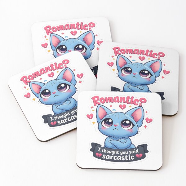 Item preview, Romantic But Sarcastic Cat designed and sold by Furvisors.