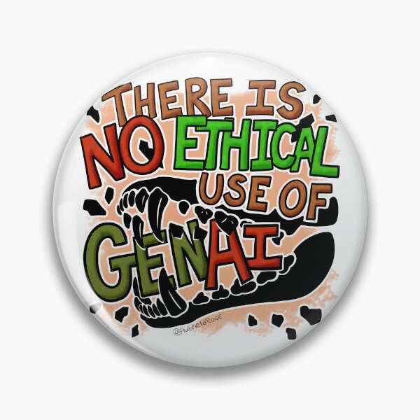 Item preview, There is No Ethical Use of GenAI designed and sold by AubrietaRose.