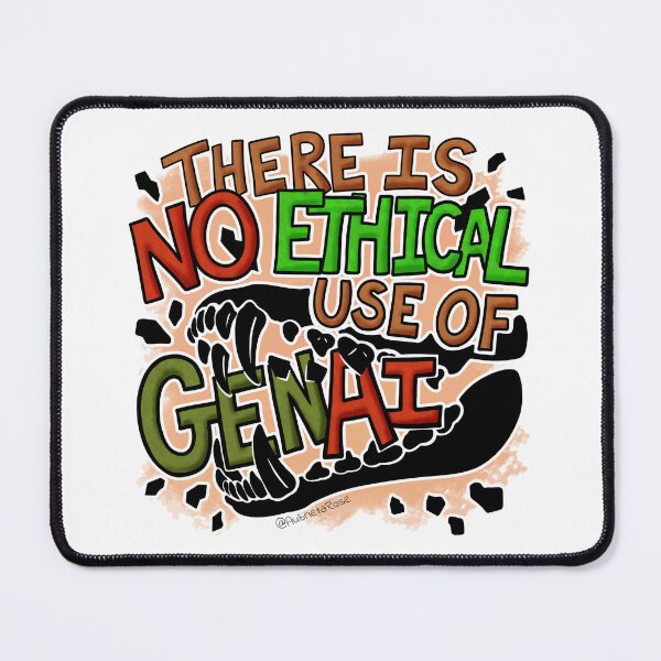 Item preview, There is No Ethical Use of GenAI designed and sold by AubrietaRose.