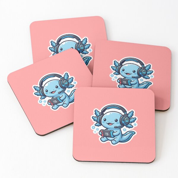 Item preview, Level Up Axolotl - Gamer Edition designed and sold by ManaPot.