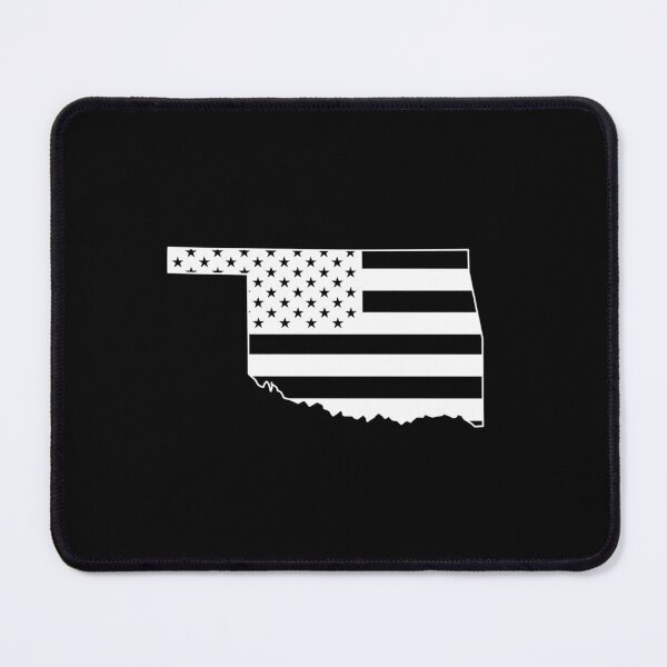 Item preview, Oklahoma USA Flag Silhouette – Stars and Stripes State Outline designed and sold by Paper Drip.