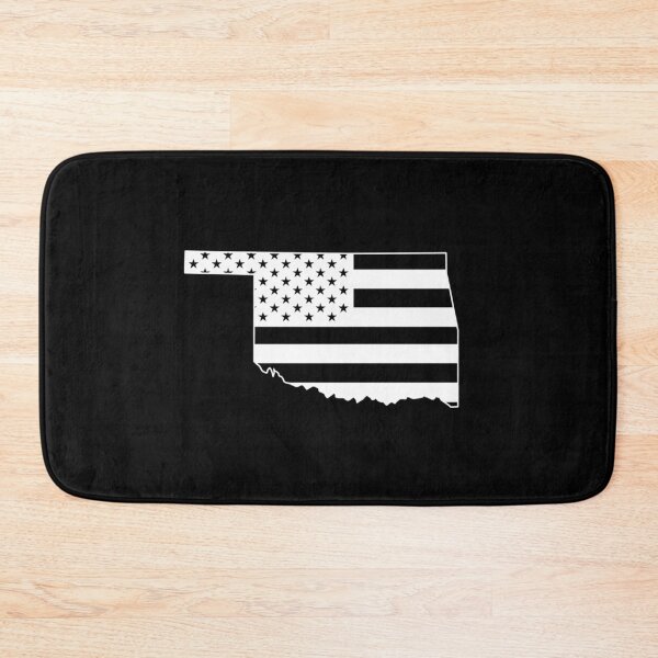 Item preview, Oklahoma USA Flag Silhouette – Stars and Stripes State Outline designed and sold by Paper Drip.