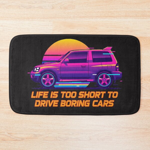 Item preview, Mitsubishi Pajero Evolution Synthwave Sunset JDM Glitch Art designed and sold by Thaivi Design.
