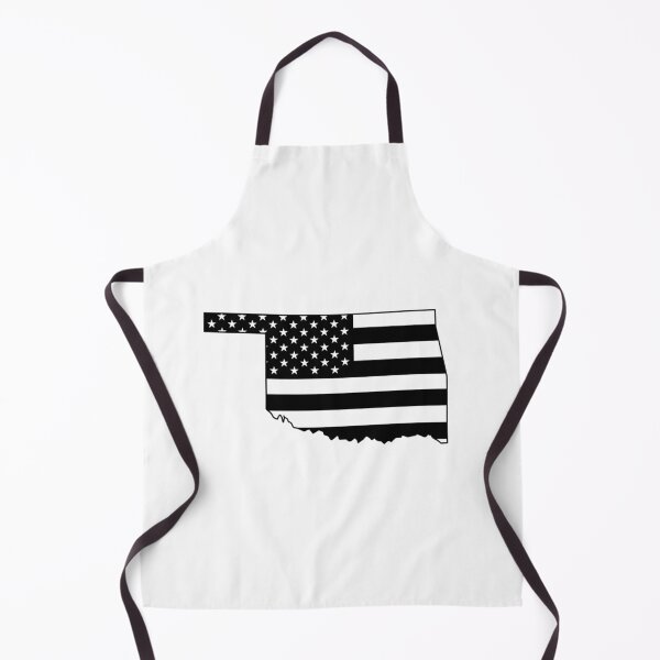 Item preview, Oklahoma USA Flag Silhouette – Stars and Stripes State Outline designed and sold by Paper Drip.