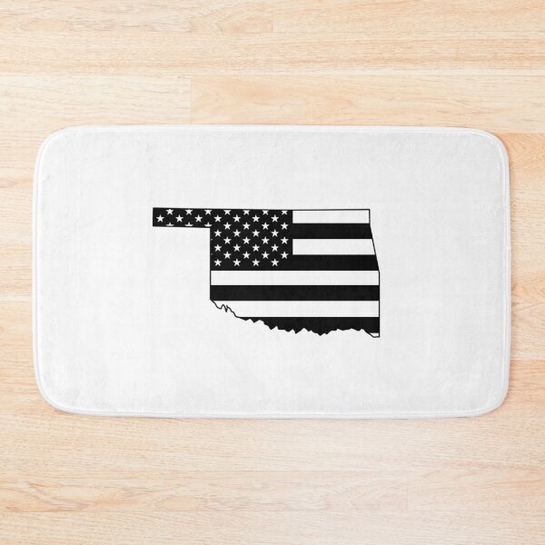 Item preview, Oklahoma USA Flag Silhouette – Stars and Stripes State Outline designed and sold by Paper Drip.