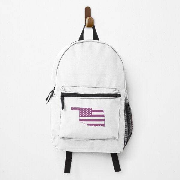Item preview, Oklahoma USA Flag Silhouette – Stars and Stripes State Outline designed and sold by Paper Drip.