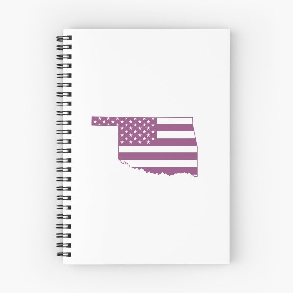 Item preview, Oklahoma USA Flag Silhouette – Stars and Stripes State Outline designed and sold by Paper Drip.