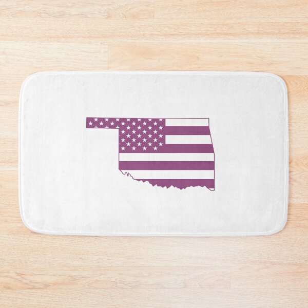Item preview, Oklahoma USA Flag Silhouette – Stars and Stripes State Outline designed and sold by Paper Drip.