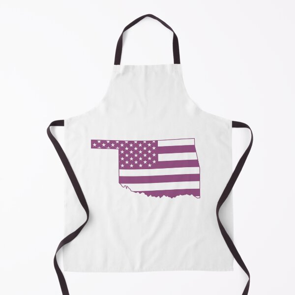 Item preview, Oklahoma USA Flag Silhouette – Stars and Stripes State Outline designed and sold by Paper Drip.