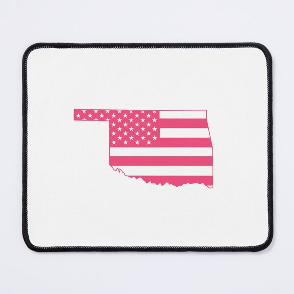 Item preview, Oklahoma USA Flag Silhouette – Stars and Stripes State Outline designed and sold by Paper Drip.