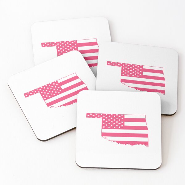 Item preview, Oklahoma USA Flag Silhouette – Stars and Stripes State Outline designed and sold by Paper Drip.