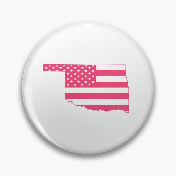 Item preview, Oklahoma USA Flag Silhouette – Stars and Stripes State Outline designed and sold by Paper Drip.