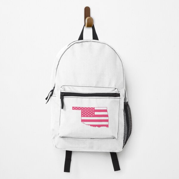 Item preview, Oklahoma USA Flag Silhouette – Stars and Stripes State Outline designed and sold by Paper Drip.