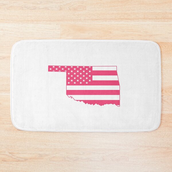 Item preview, Oklahoma USA Flag Silhouette – Stars and Stripes State Outline designed and sold by Paper Drip.