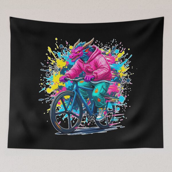 Item preview, Urban cyclist dragon designed and sold by RICAMTP.