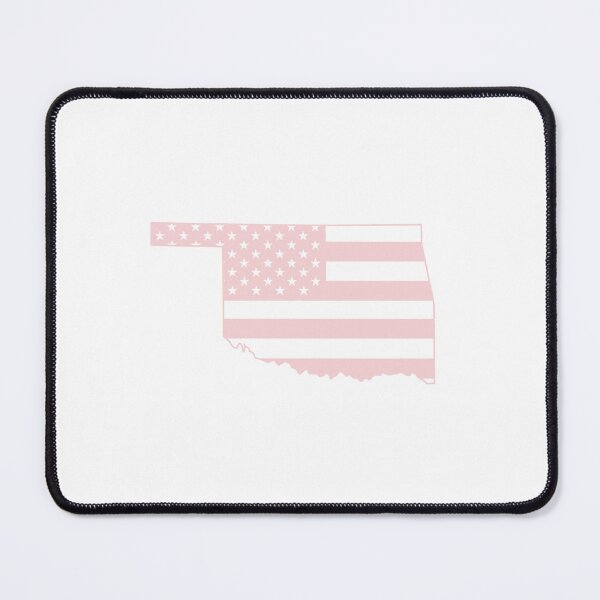 Item preview, Oklahoma USA Flag Silhouette – Stars and Stripes State Outline designed and sold by Paper Drip.