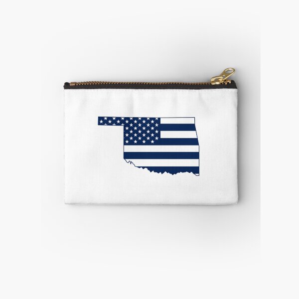 Item preview, Oklahoma USA Flag Silhouette – Stars and Stripes State Outline designed and sold by Paper Drip.