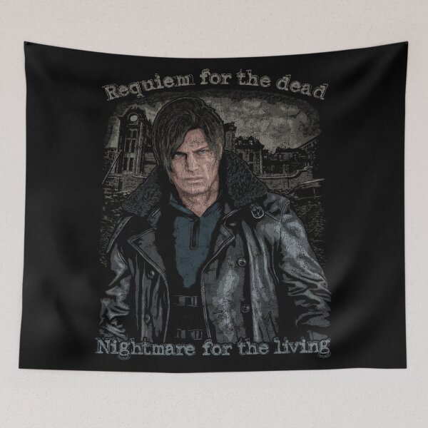 Item preview, Resident Evil 9 Requiem Leon Kennedy Raccoon City RPD Distressed designed and sold by Power Up Prints.