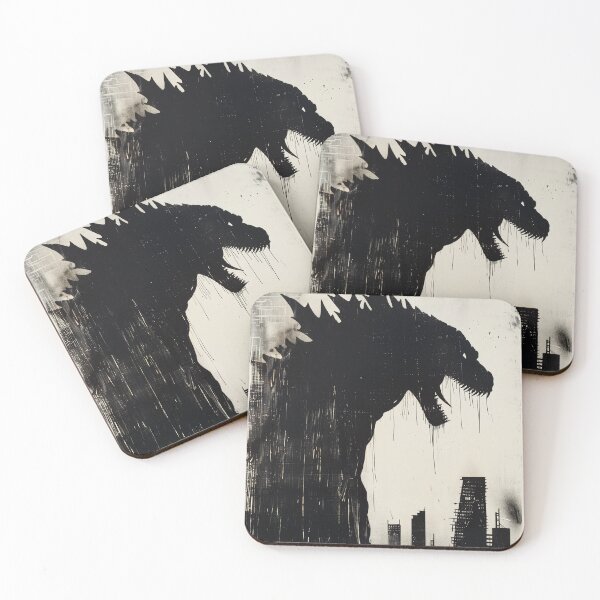 Item preview, Godzilla Wood Cut 4 designed and sold by [EverNever] Creative Gear Alternatives.
