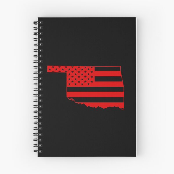Item preview, Oklahoma USA Flag Silhouette – Stars and Stripes State Outline designed and sold by Paper Drip.