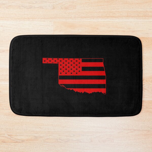 Item preview, Oklahoma USA Flag Silhouette – Stars and Stripes State Outline designed and sold by Paper Drip.