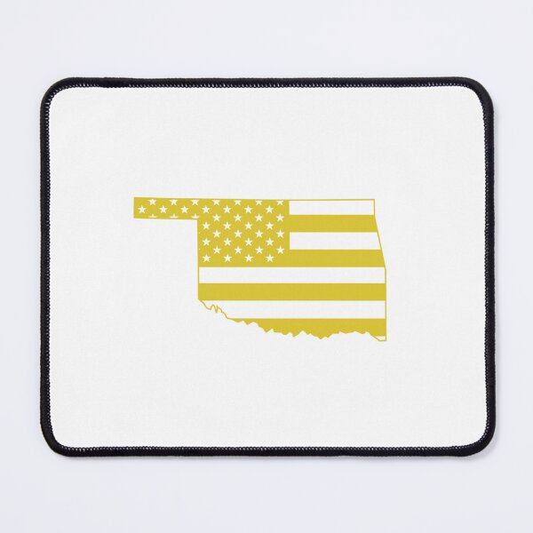 Item preview, Oklahoma USA Flag Silhouette – Stars and Stripes State Outline designed and sold by Paper Drip.
