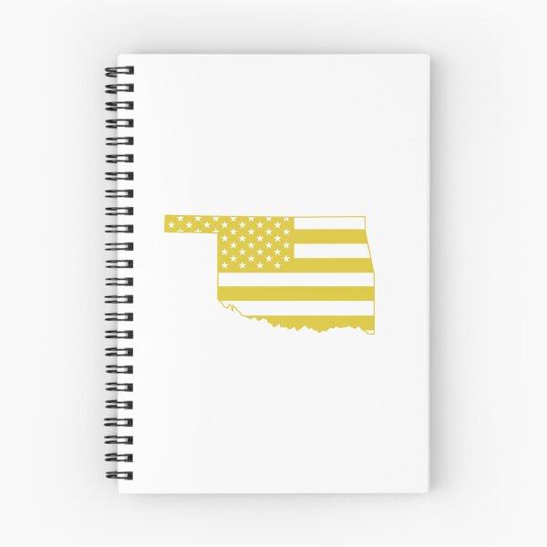 Item preview, Oklahoma USA Flag Silhouette – Stars and Stripes State Outline designed and sold by Paper Drip.