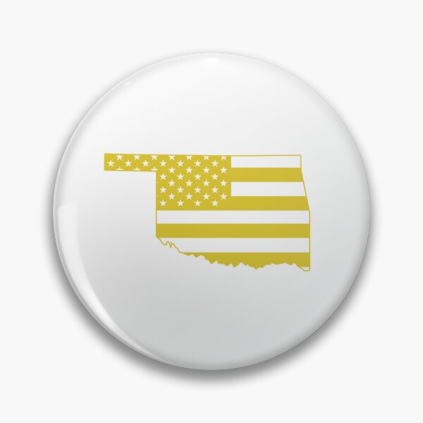Item preview, Oklahoma USA Flag Silhouette – Stars and Stripes State Outline designed and sold by Paper Drip.