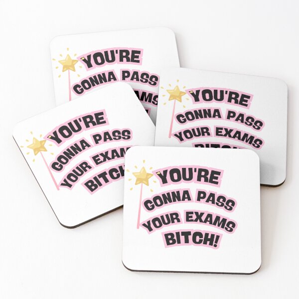 Item preview, You’re Gonna Pass Your Exams Bitch – Fun Motivational Sticker & Apparel Design designed and sold by Shazaria123.