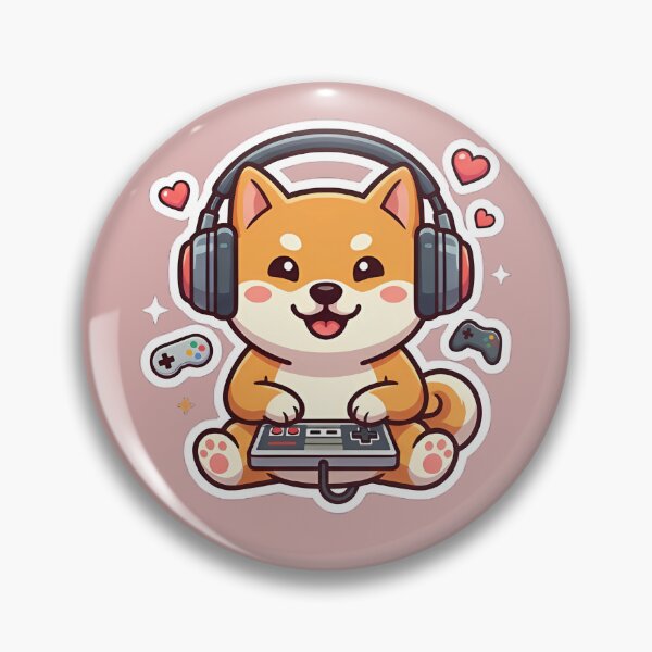 Item preview, Gaming Doge - Shiba Inu Player designed and sold by ManaPot.