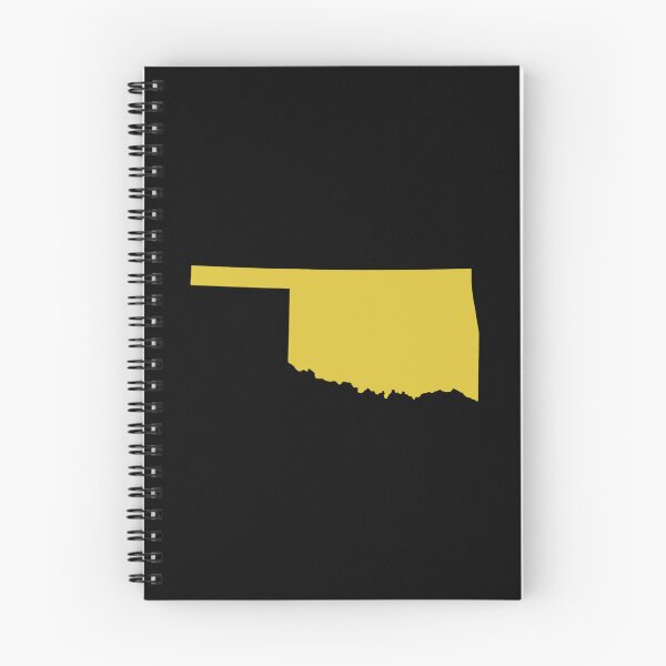 Item preview, Oklahoma Map Silhouette – Minimal Yellow designed and sold by Paper Drip.