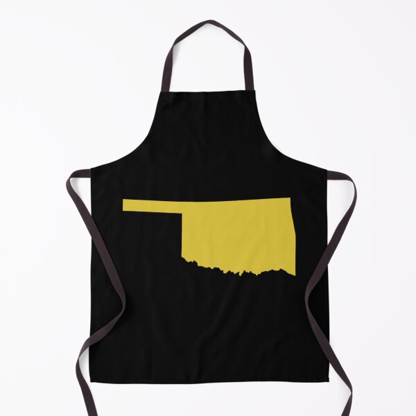 Item preview, Oklahoma Map Silhouette – Minimal Yellow designed and sold by Paper Drip.