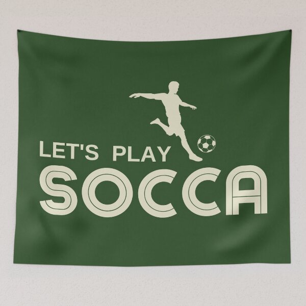 Item preview, Let`s Play Socca | Socca Retro | Socca Men designed and sold by Anniko Art Studio.
