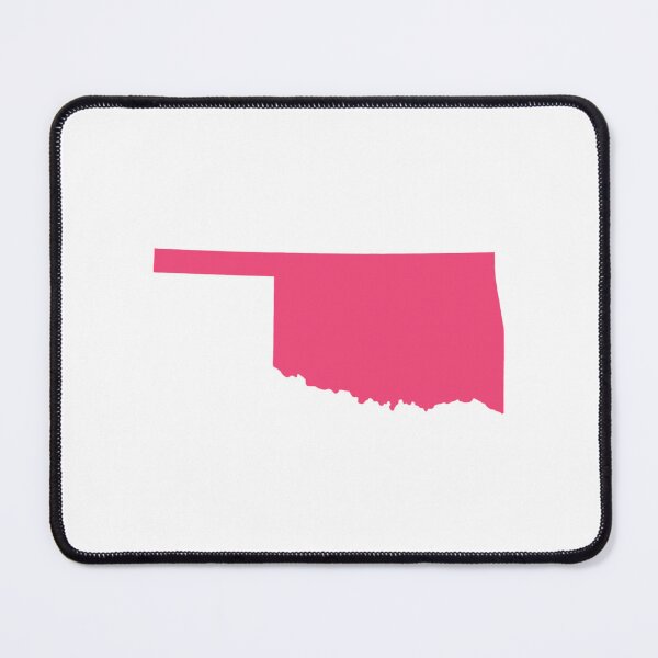 Item preview, Oklahoma Map Silhouette – Minimal Pink designed and sold by Paper Drip.