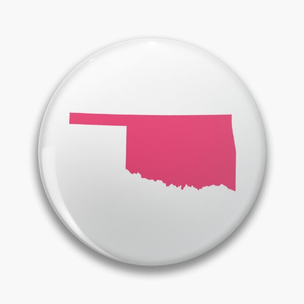 Item preview, Oklahoma Map Silhouette – Minimal Pink designed and sold by Paper Drip.