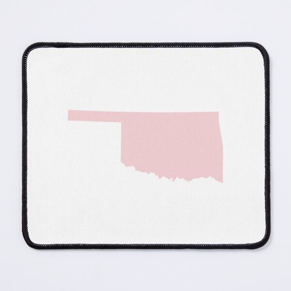 Item preview, Oklahoma Map Silhouette – Minimal Pink designed and sold by Paper Drip.