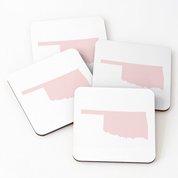 Item preview, Oklahoma Map Silhouette – Minimal Pink designed and sold by Paper Drip.