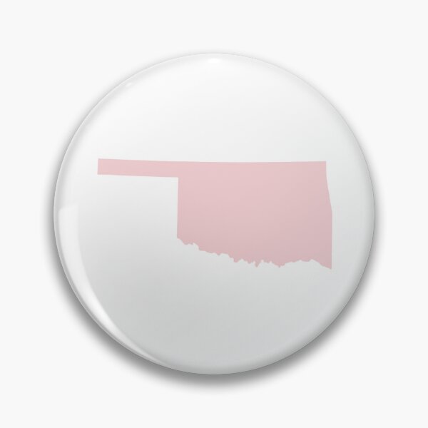 Item preview, Oklahoma Map Silhouette – Minimal Pink designed and sold by Paper Drip.